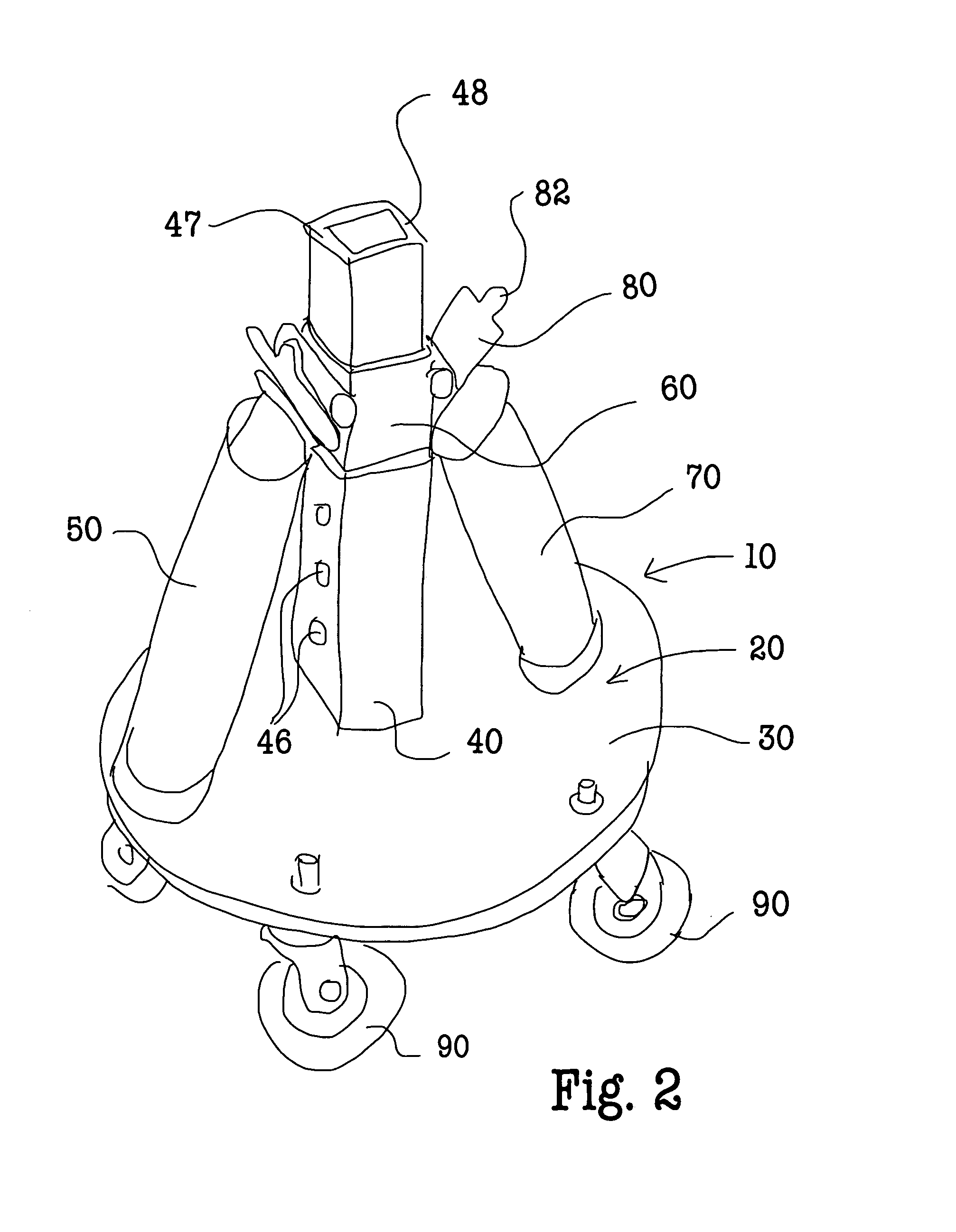 Handle mechanism for squat plate lifting