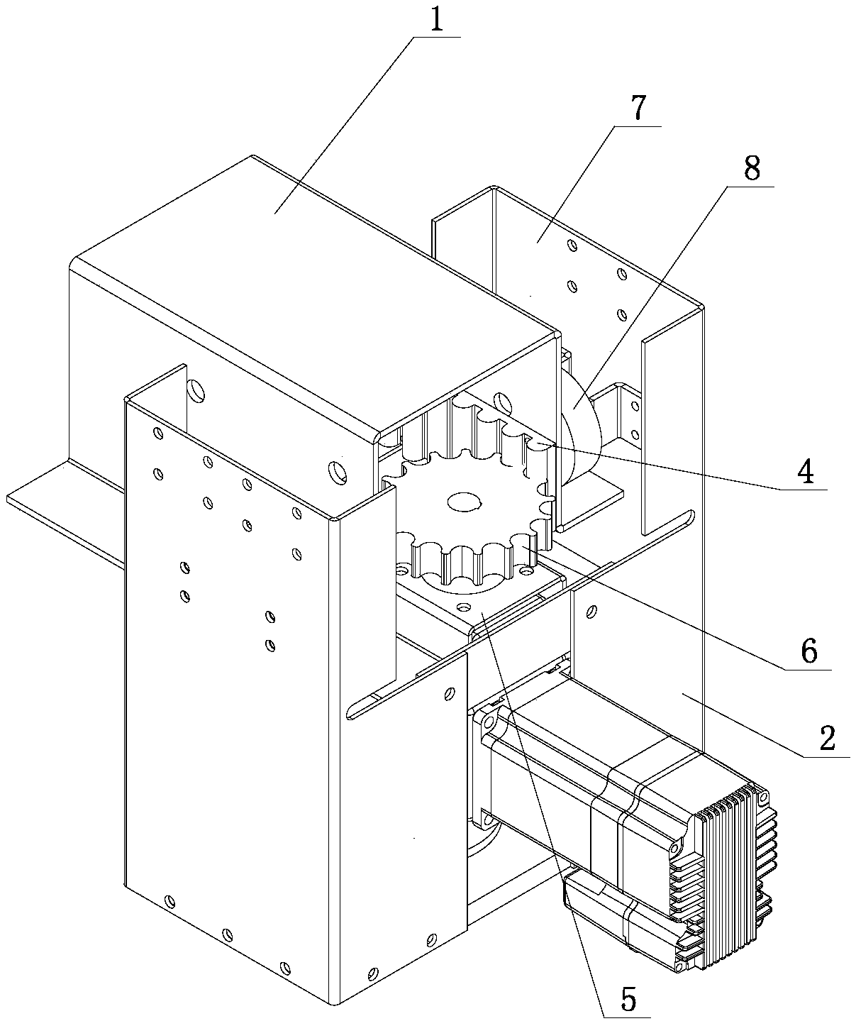 Special rail robot for charging pile inspection