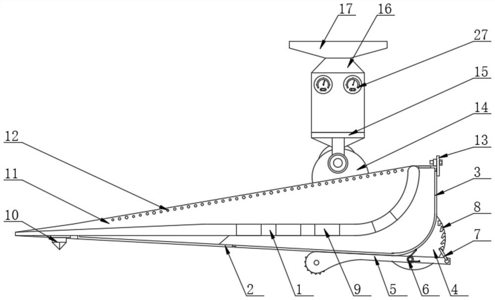 Monitoring device for vegetation slope protection water and soil conservation and using method thereof