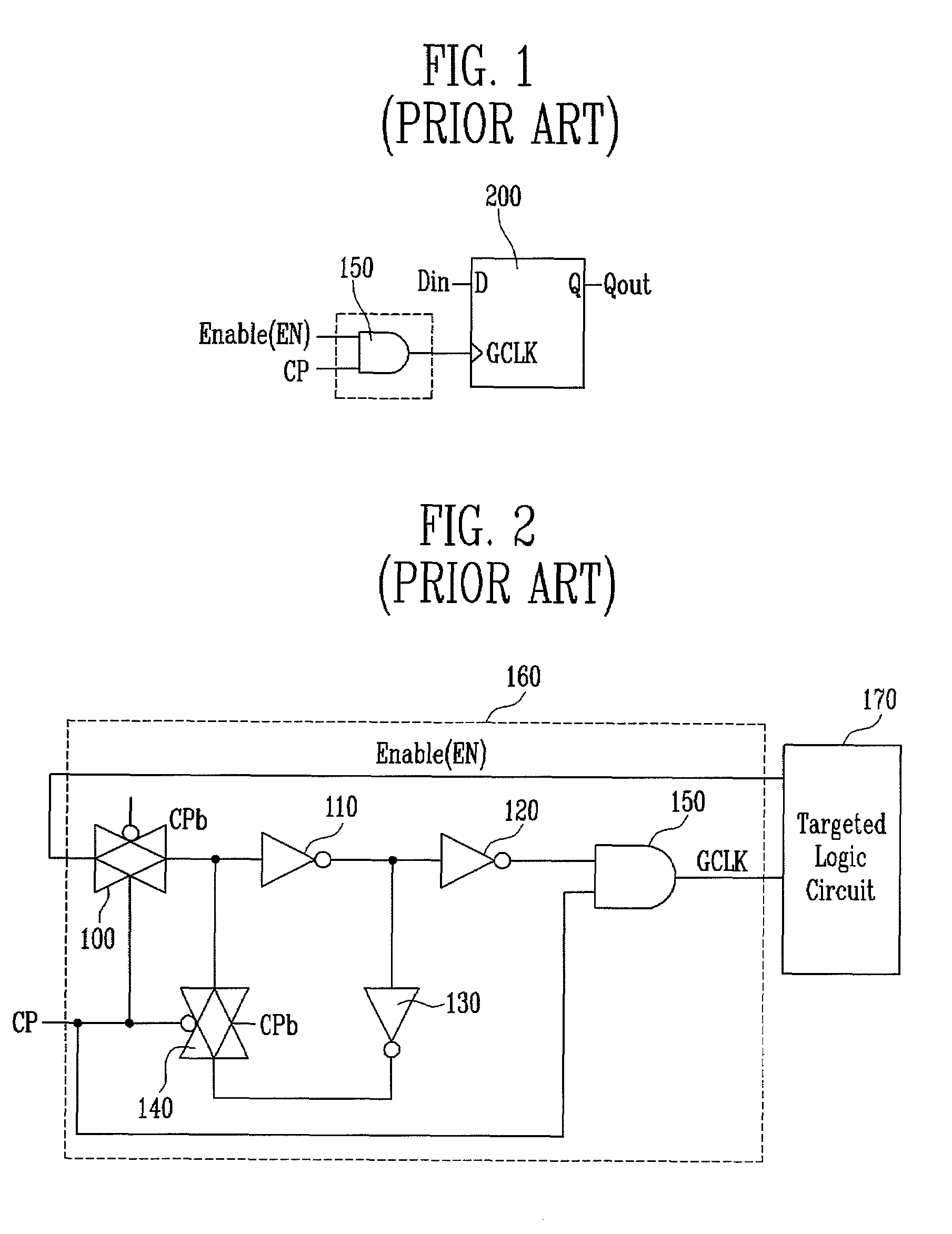 Low-power clock gating circuit