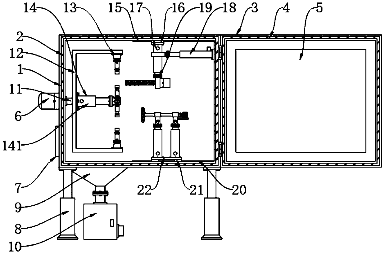 Production device for ductile iron pipe fittings