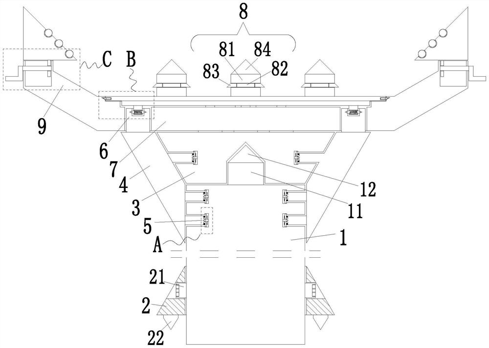 Reinforced steel structure bridge prefabricated assembly