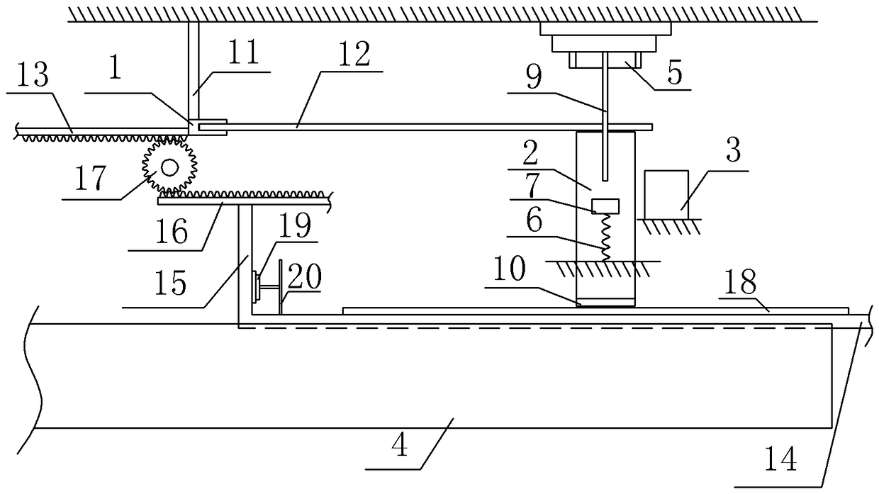 A kind of auto parts punching equipment