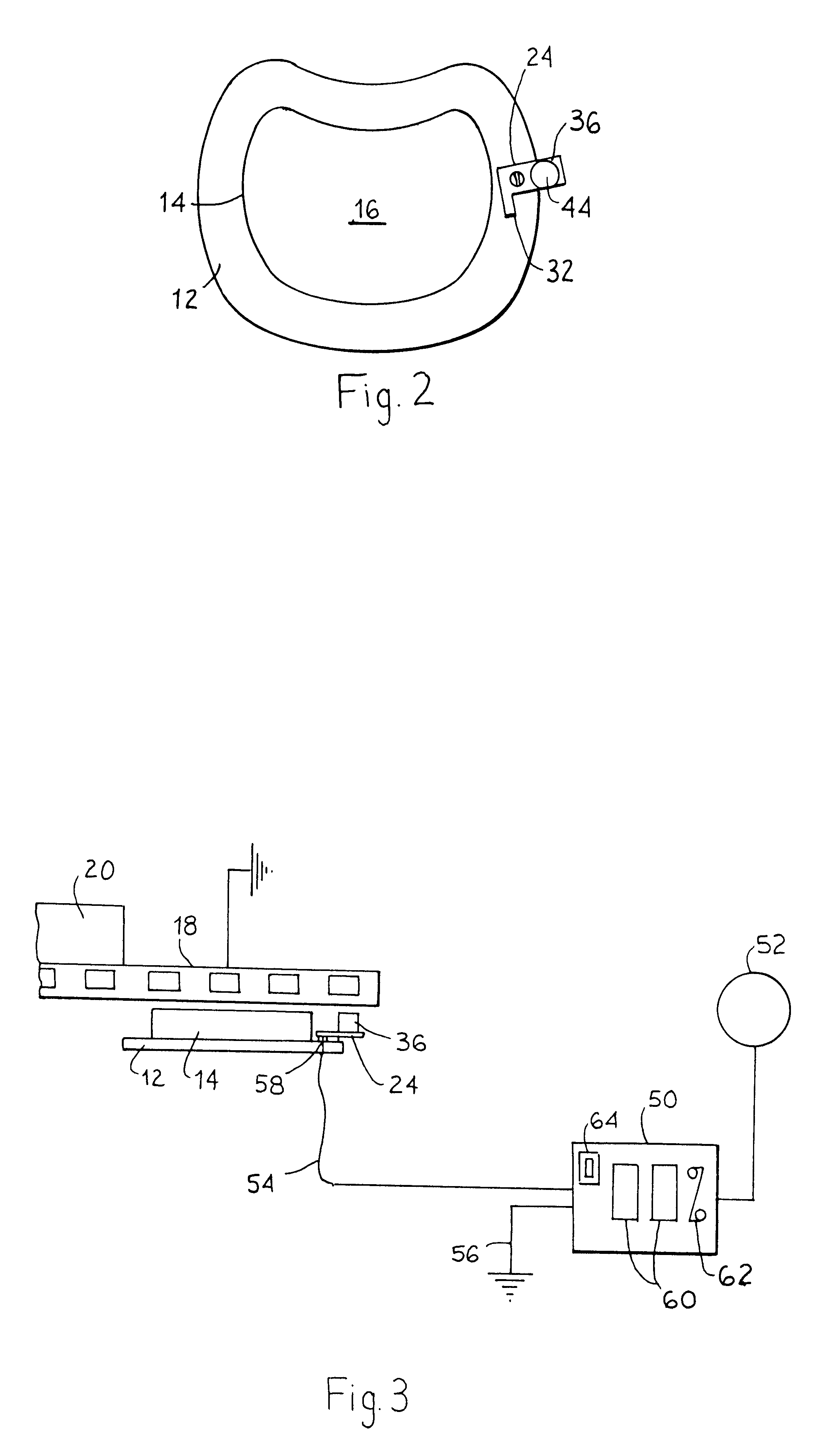 Brake pad wear sensor