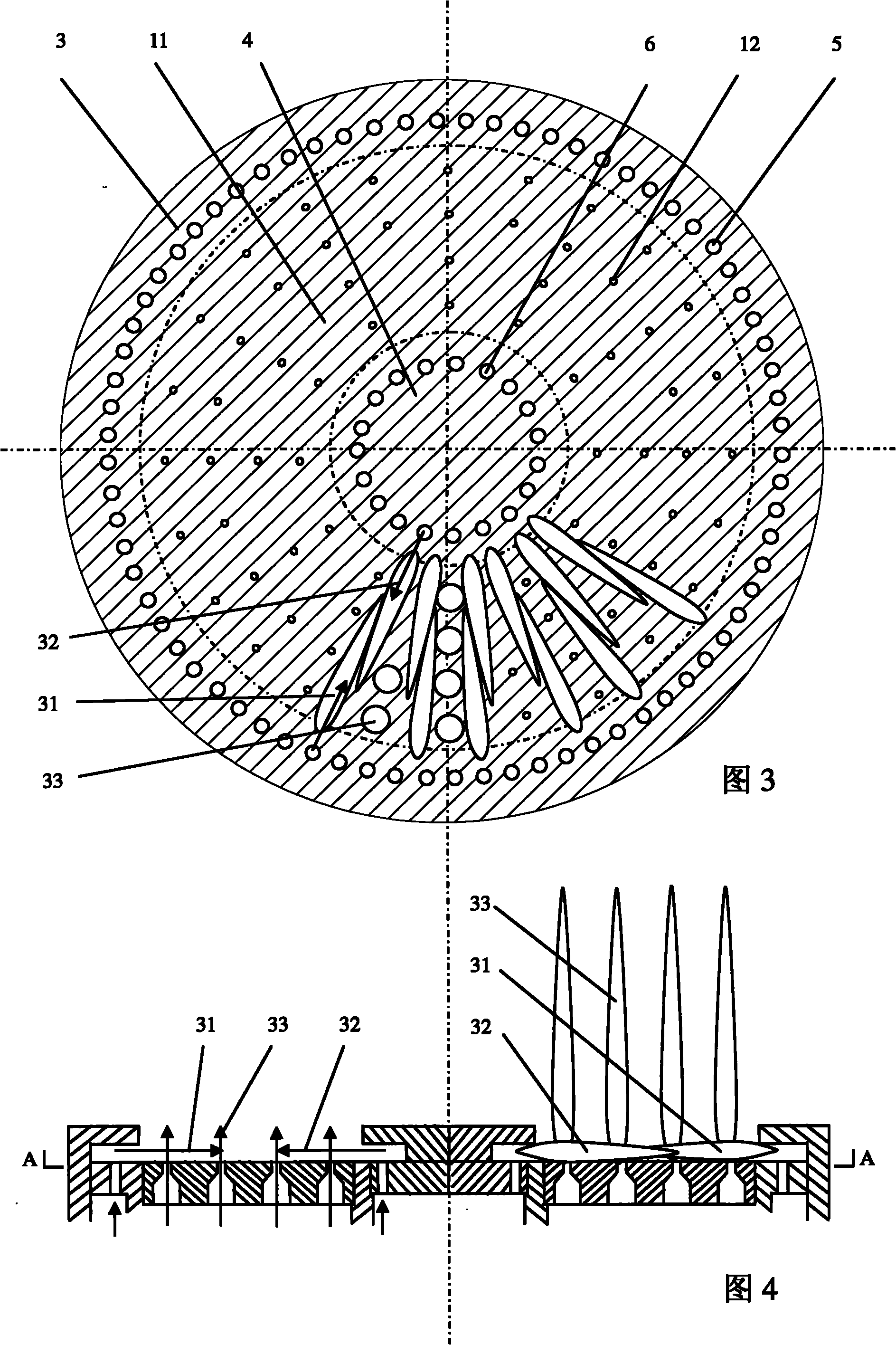 Combustor capable of improving combustion intensity and heat transfer intensity by utilizing auxiliary counter-flow flames