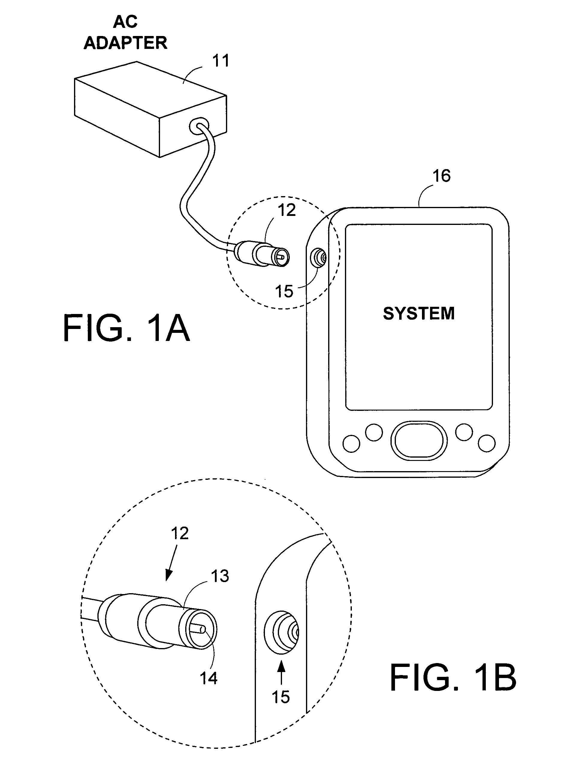 Power adapter interface circuitry for protecting a battery operated system