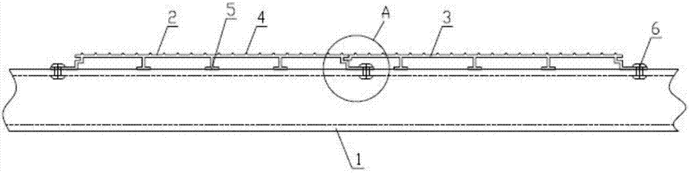 All-aluminum van vehicle ribbed floor and manufacturing and mounting method thereof