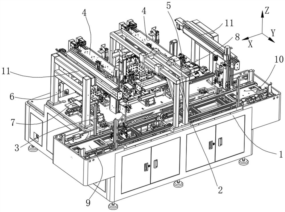 Double-sided film tearing equipment