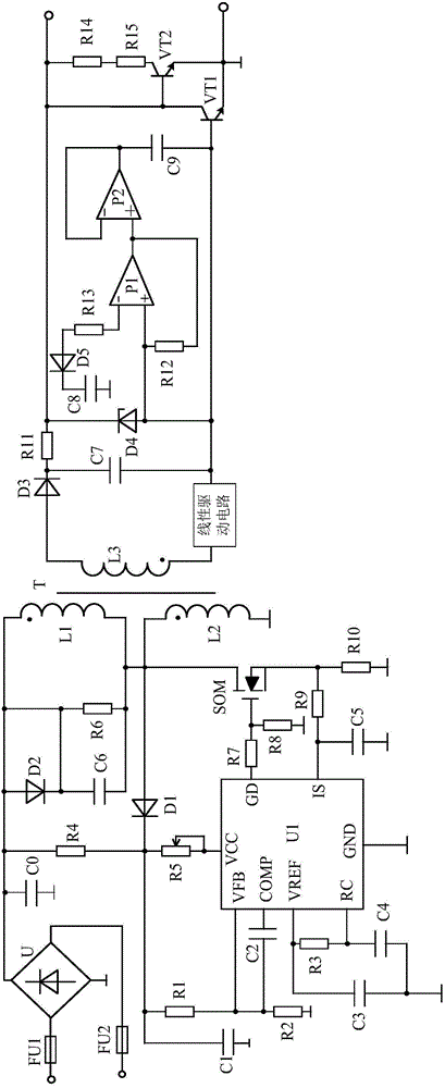 Double closed loop control direct-current speed regulation system based on linear driving