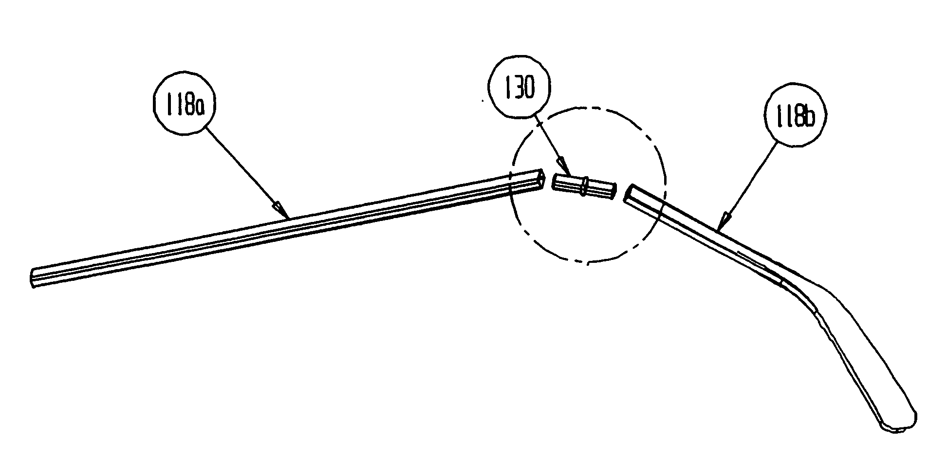 Apparatus and method for repairing a hockey stick shaft