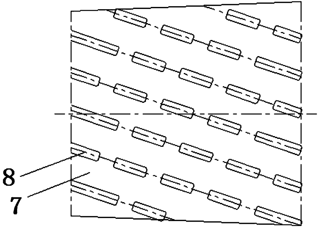 Large-scale cone double-extruder foaming screw