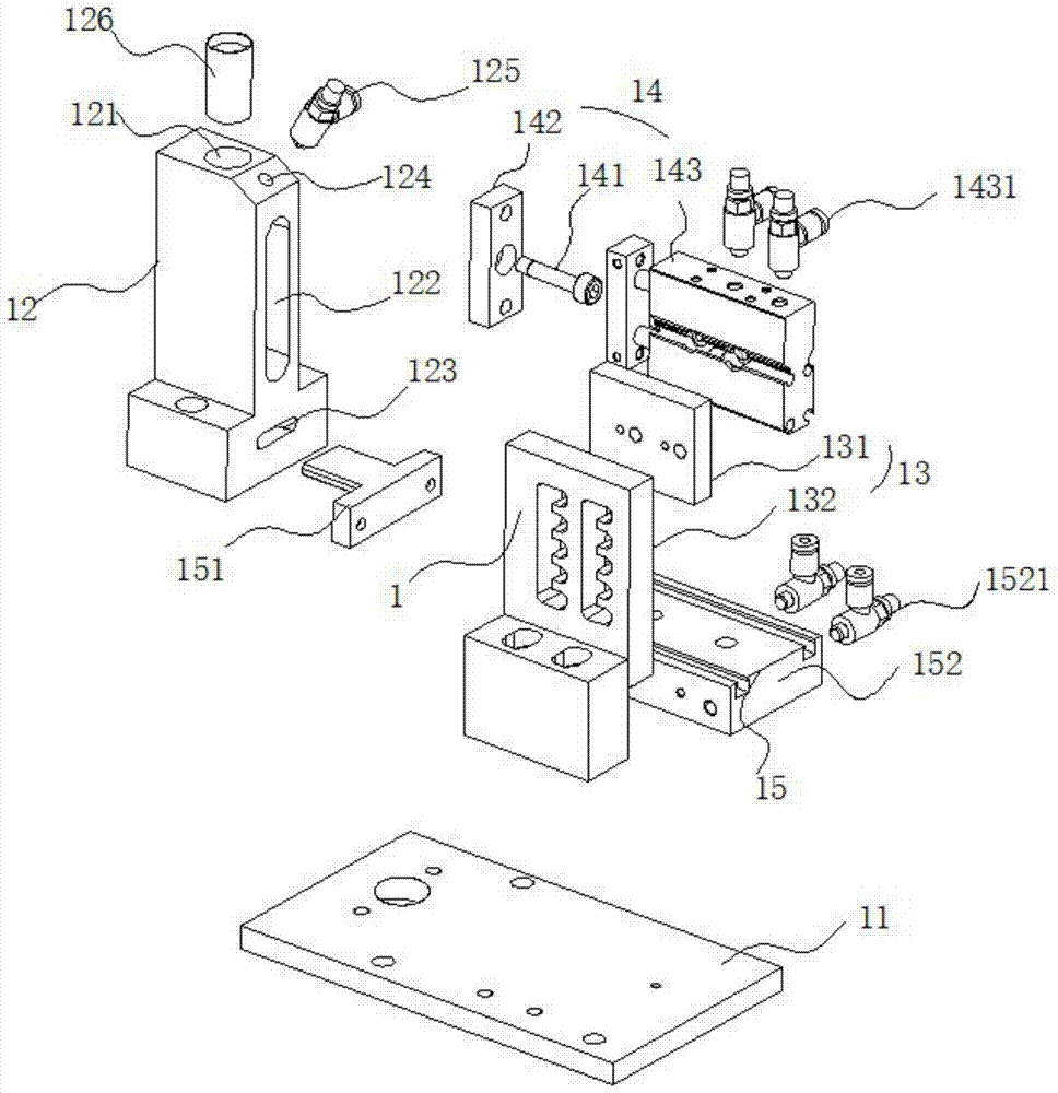 A rotary stud conveying device