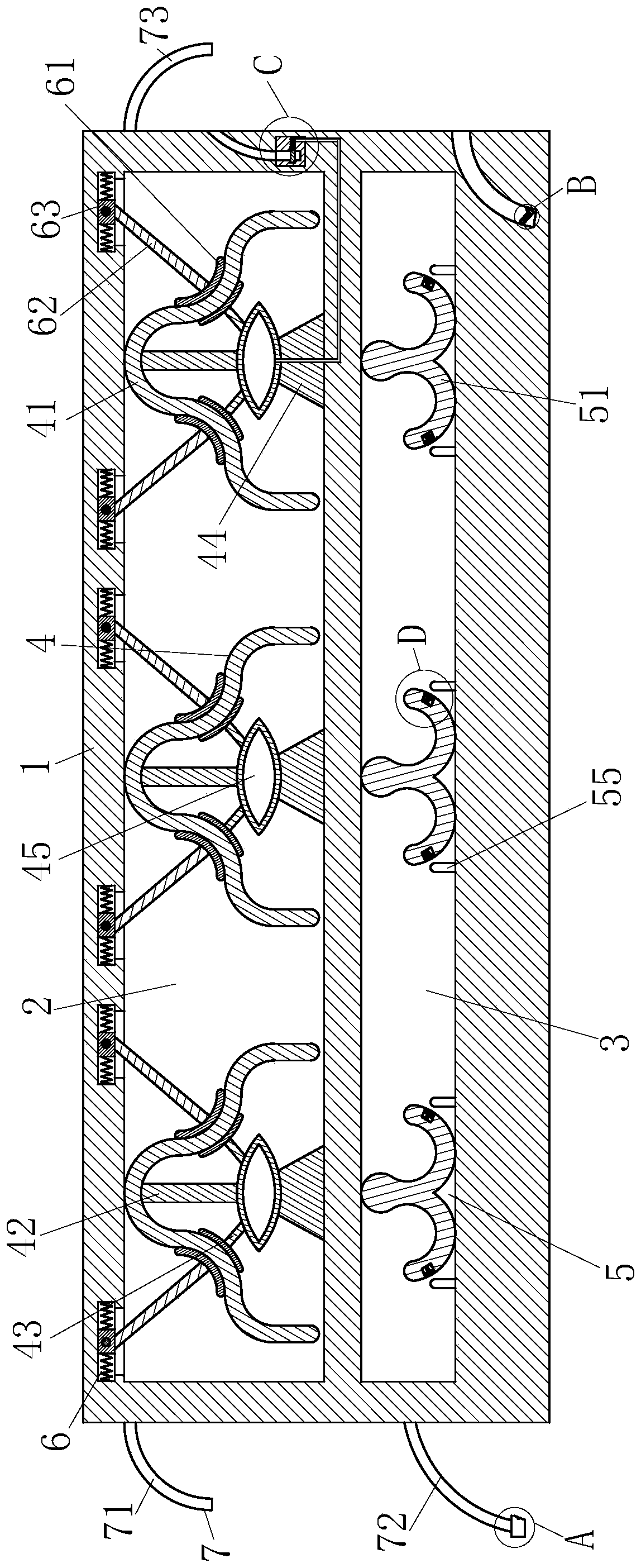 Double-layer anti-pressure acrylic floor