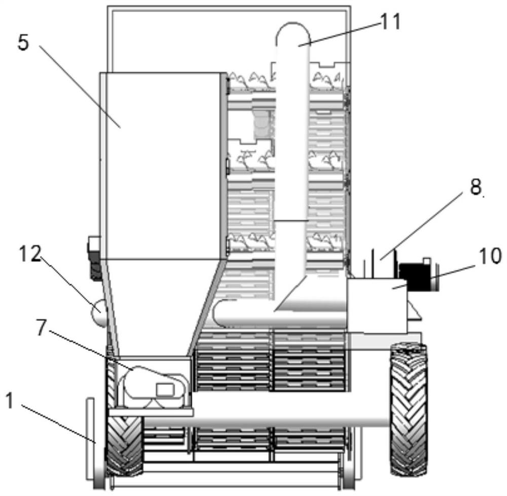 Multi-level heating device for heating milled asphalt pavement material