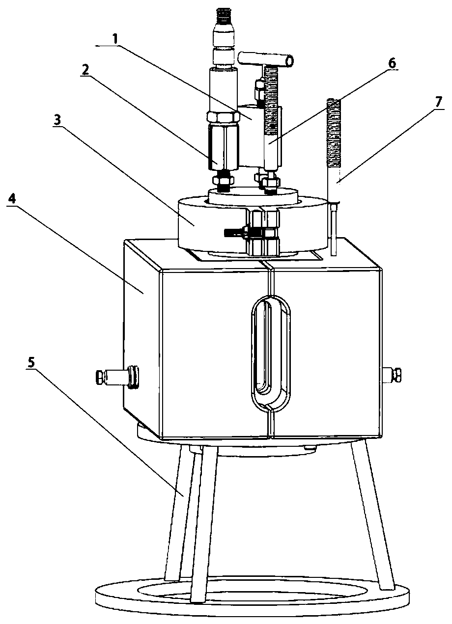 Preparation device of graphene hydrogel