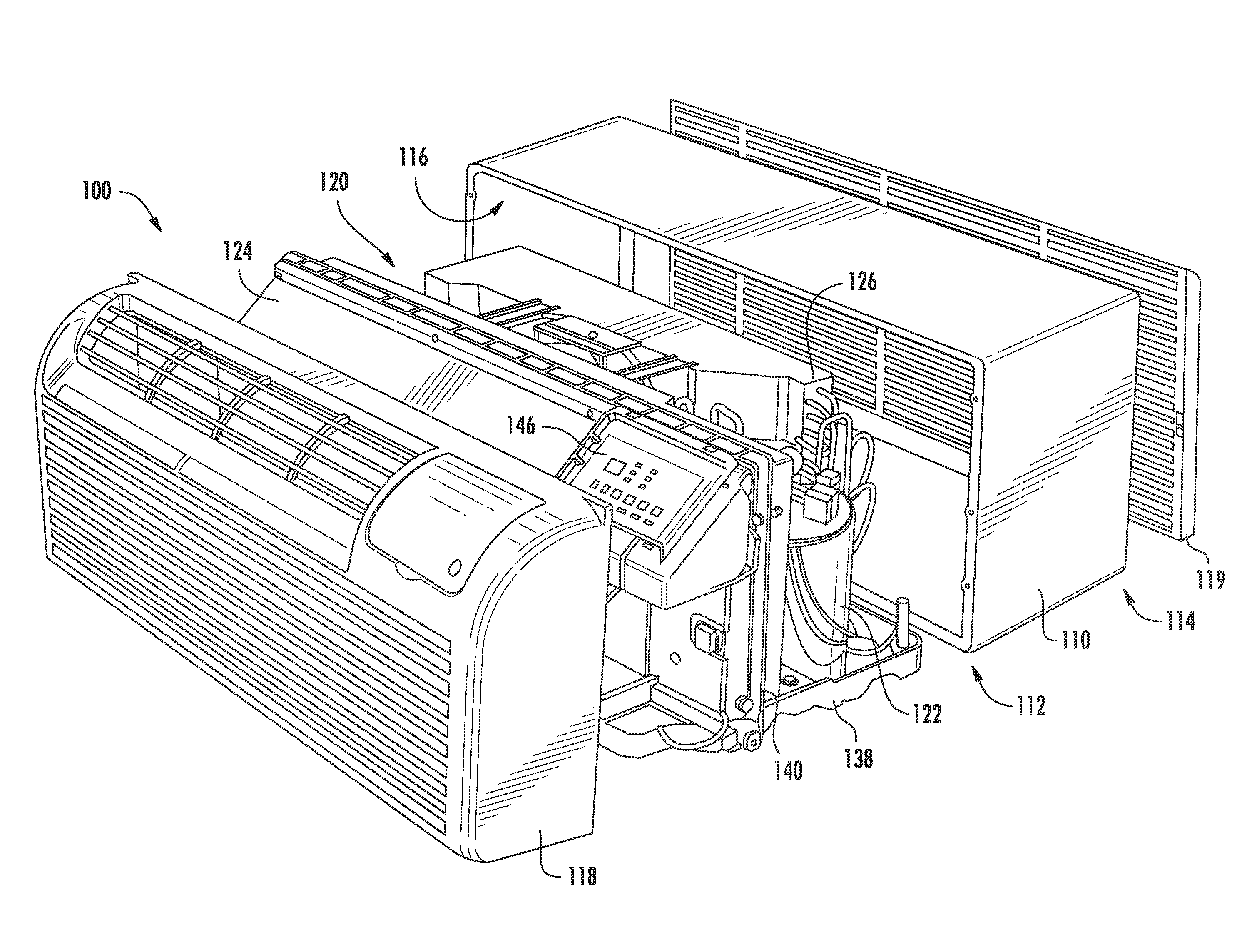 Capillary tube for a packaged terminal air conditioner unit