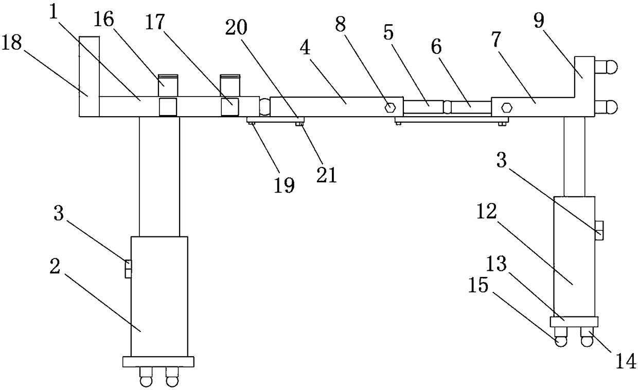 Mobile orthopedic traction frame