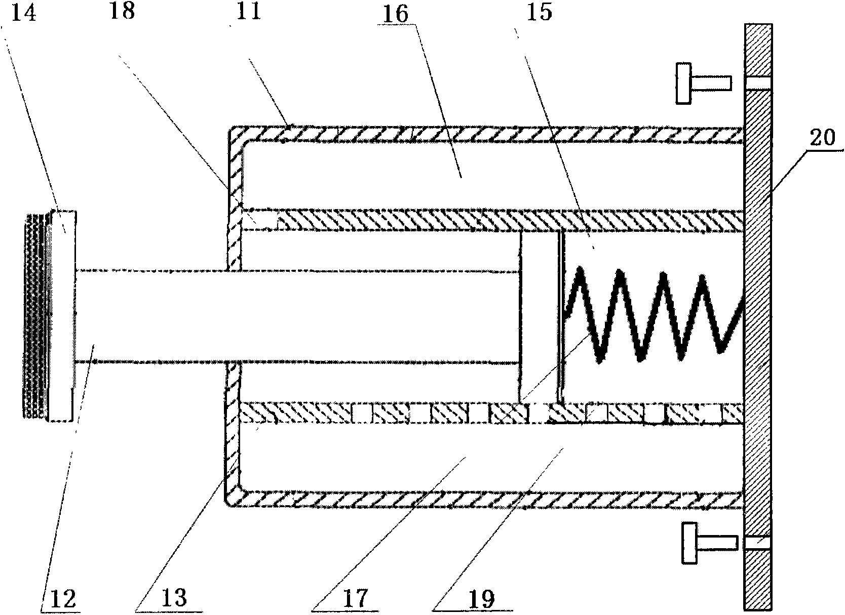 Compound rear protective plate of truck