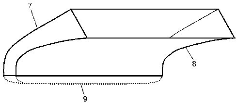 Protective device and method of hot rolled strip steel lower surface detecting device