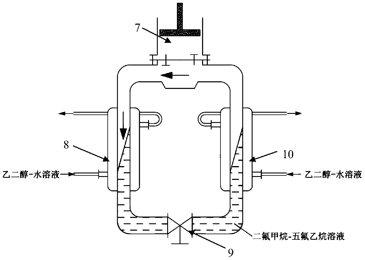 Method for continuously separating CH4/CO2 by using fluidized bed