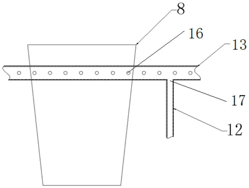 Method for cooling and deashing synthesis gas of gasification furnace and gasification furnace