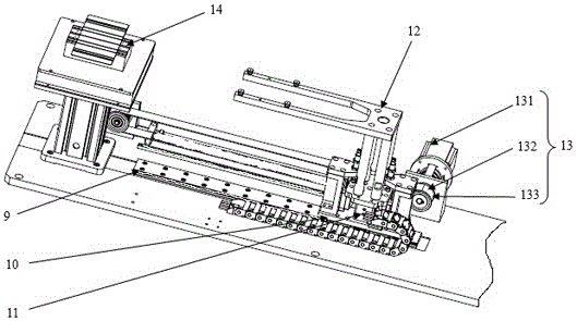 Battery piece conveying mechanism for automatic series welding machine