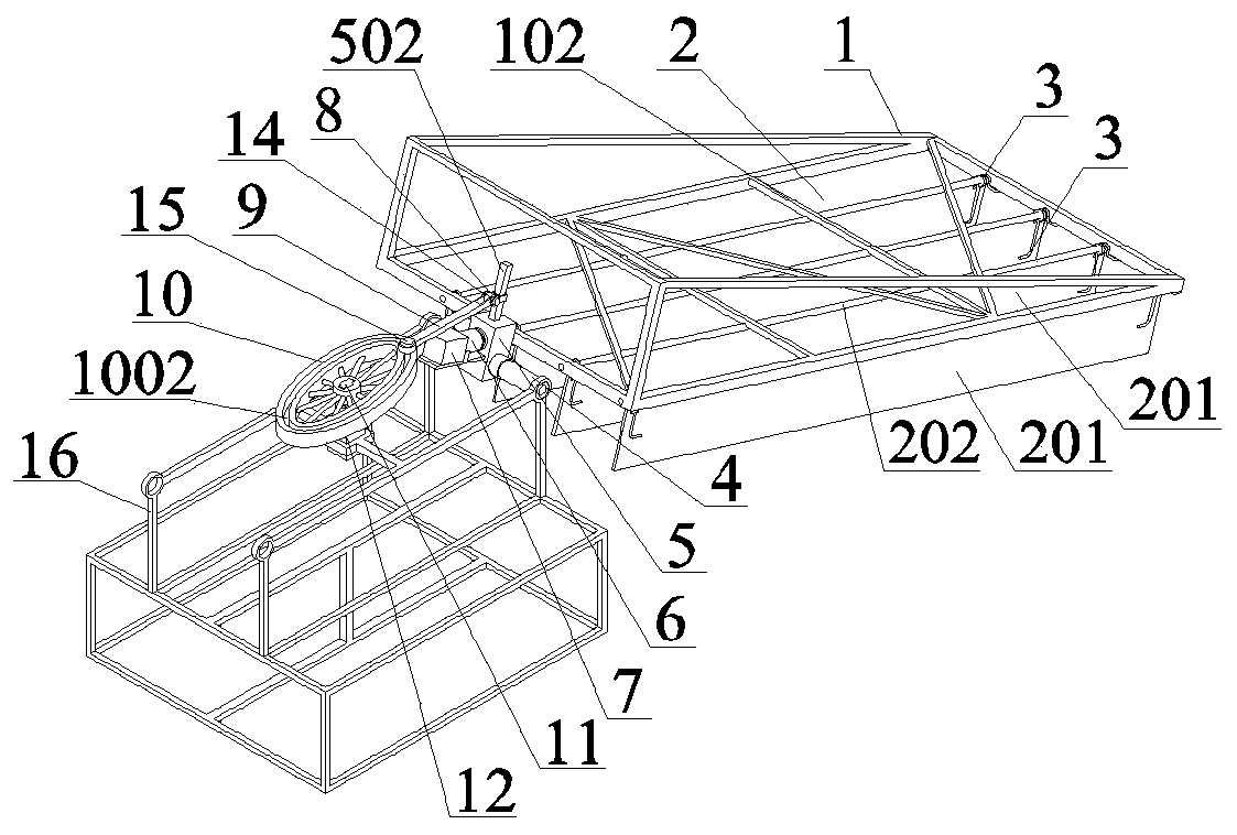 Rotary vane based synchronous swing type double-flapping-wing aircraft