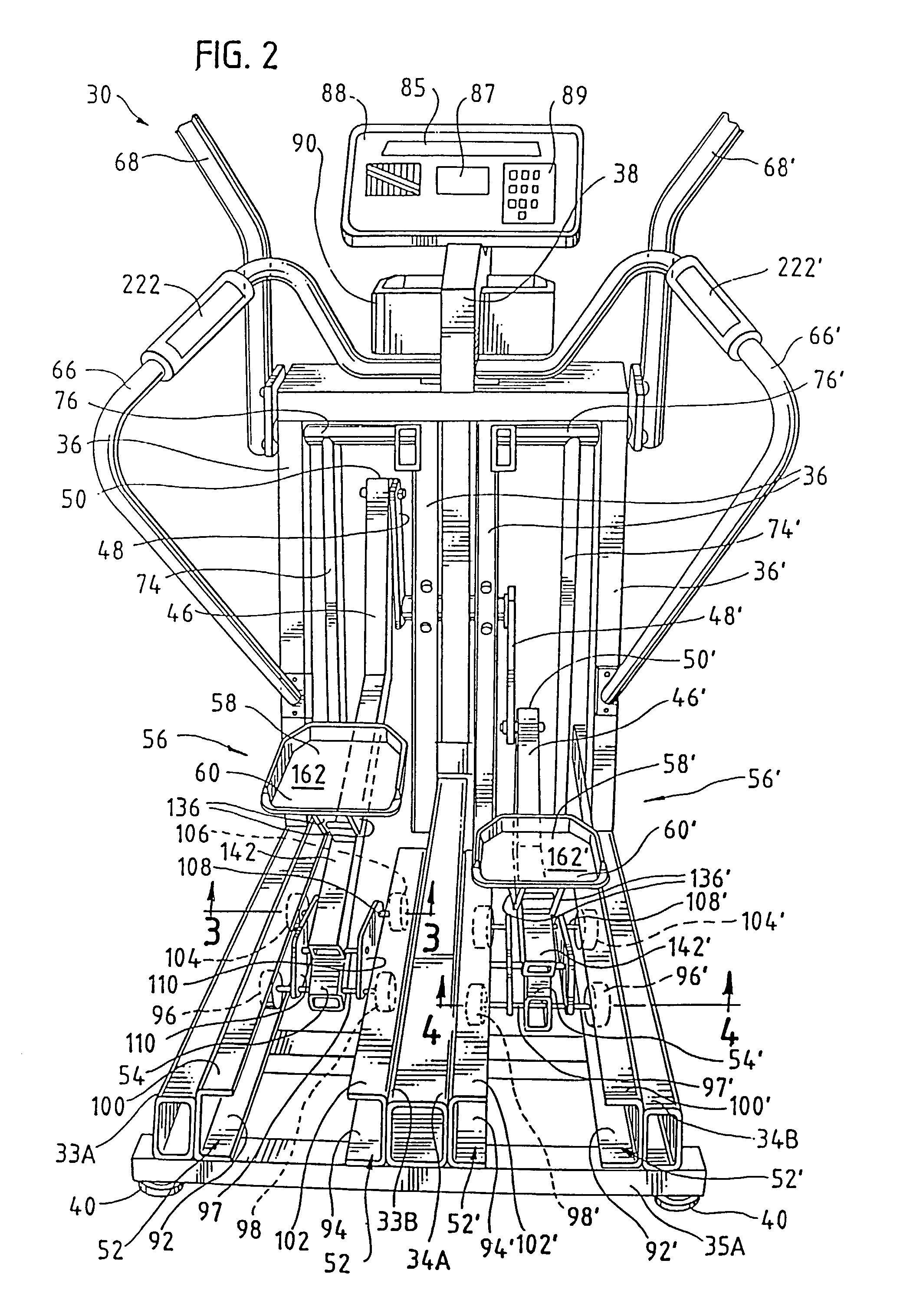 Cross training exercise apparatus