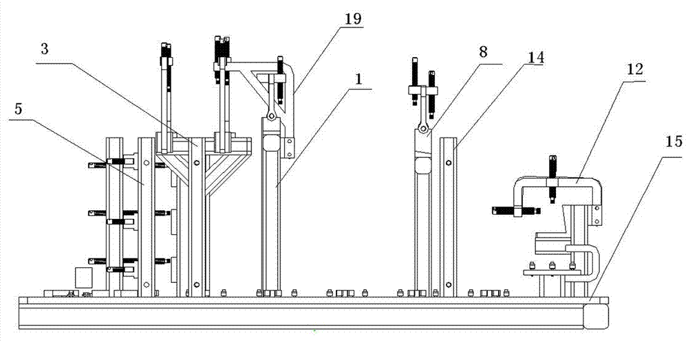 Installing and welding tool for cab