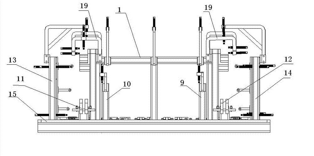 Installing and welding tool for cab