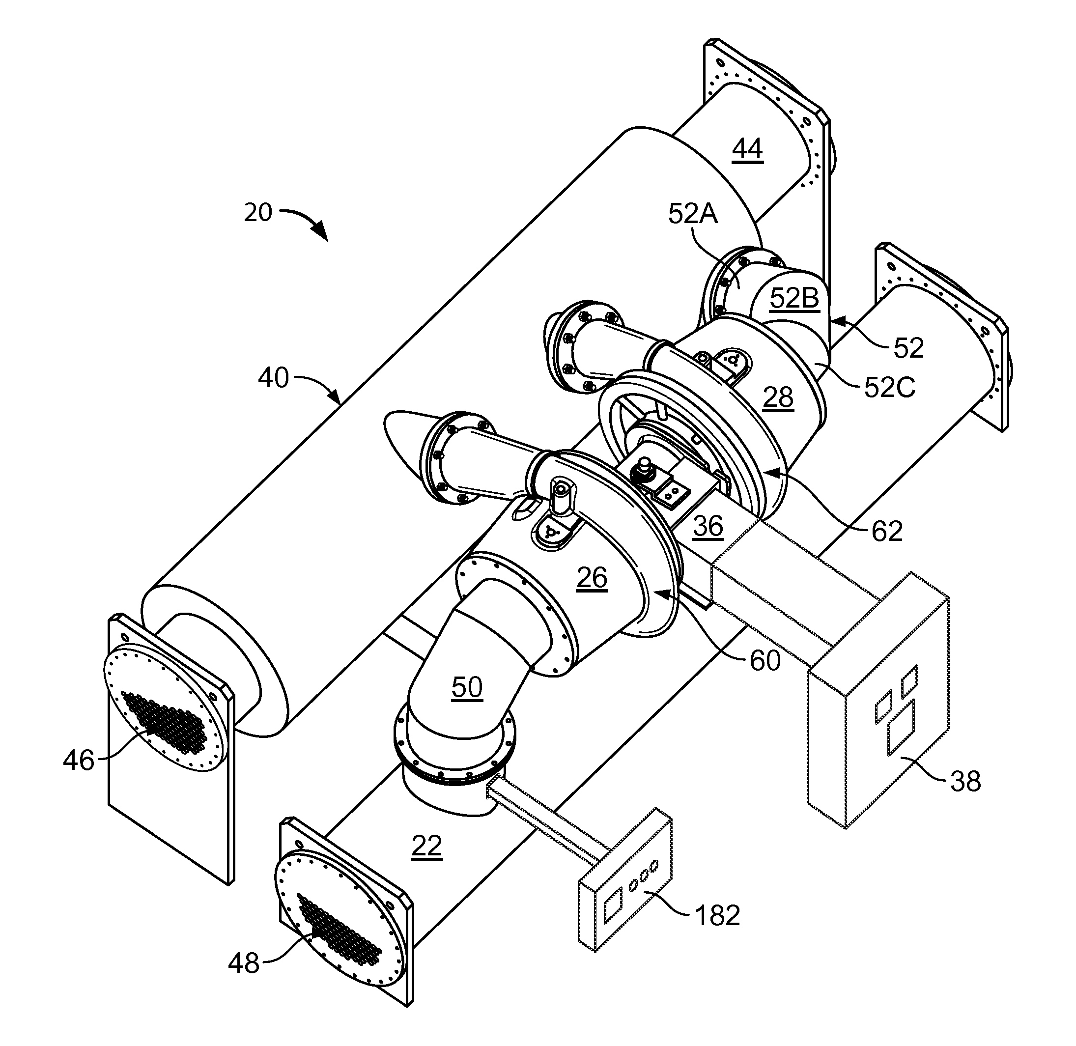 Coaxial economizer assembly and method