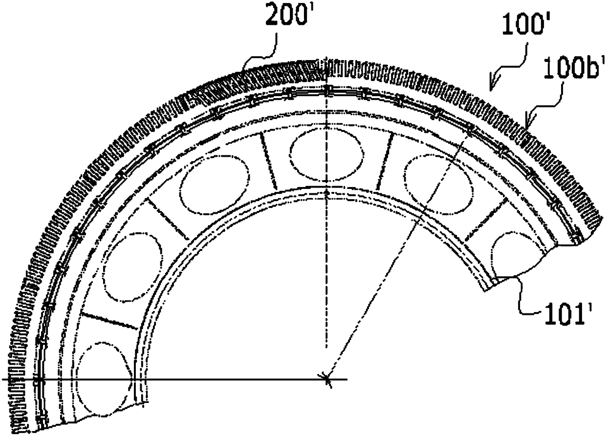 Pressure-storing device for armature liquid insulation rotation and baking solidification