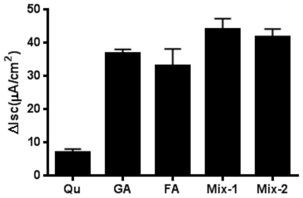 Traditional Chinese medicine monomer composition for antagonizing lung injury and its application