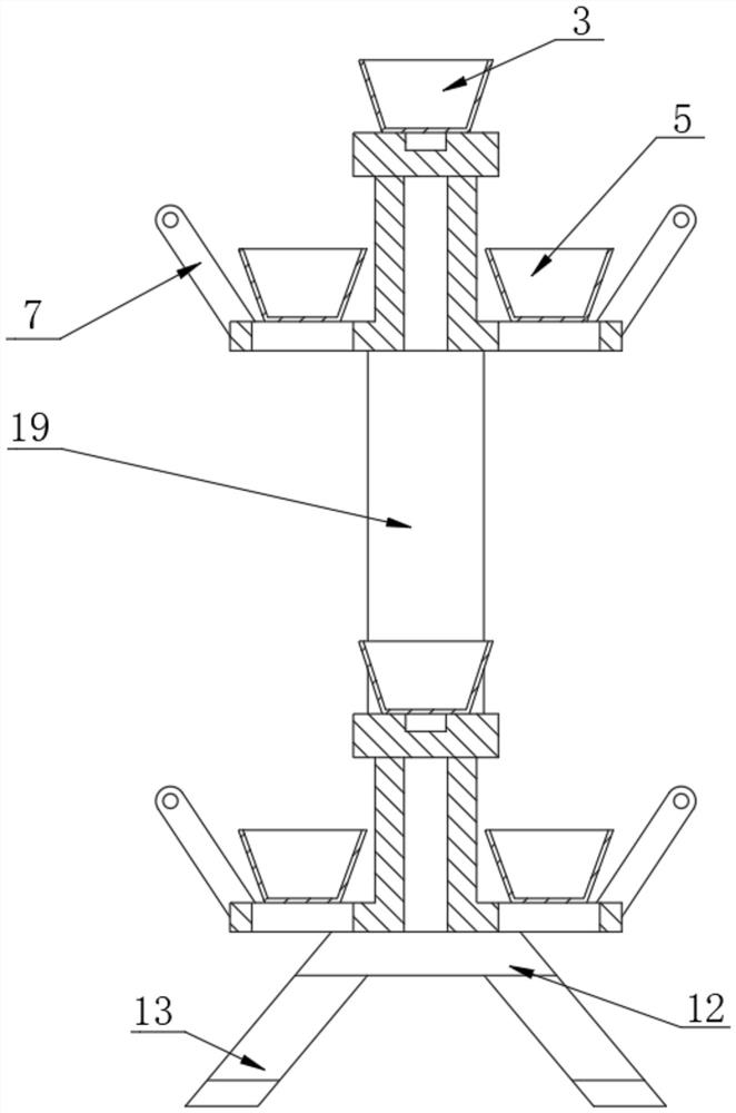 Multifunctional strawberry three-dimensional cultivation frame