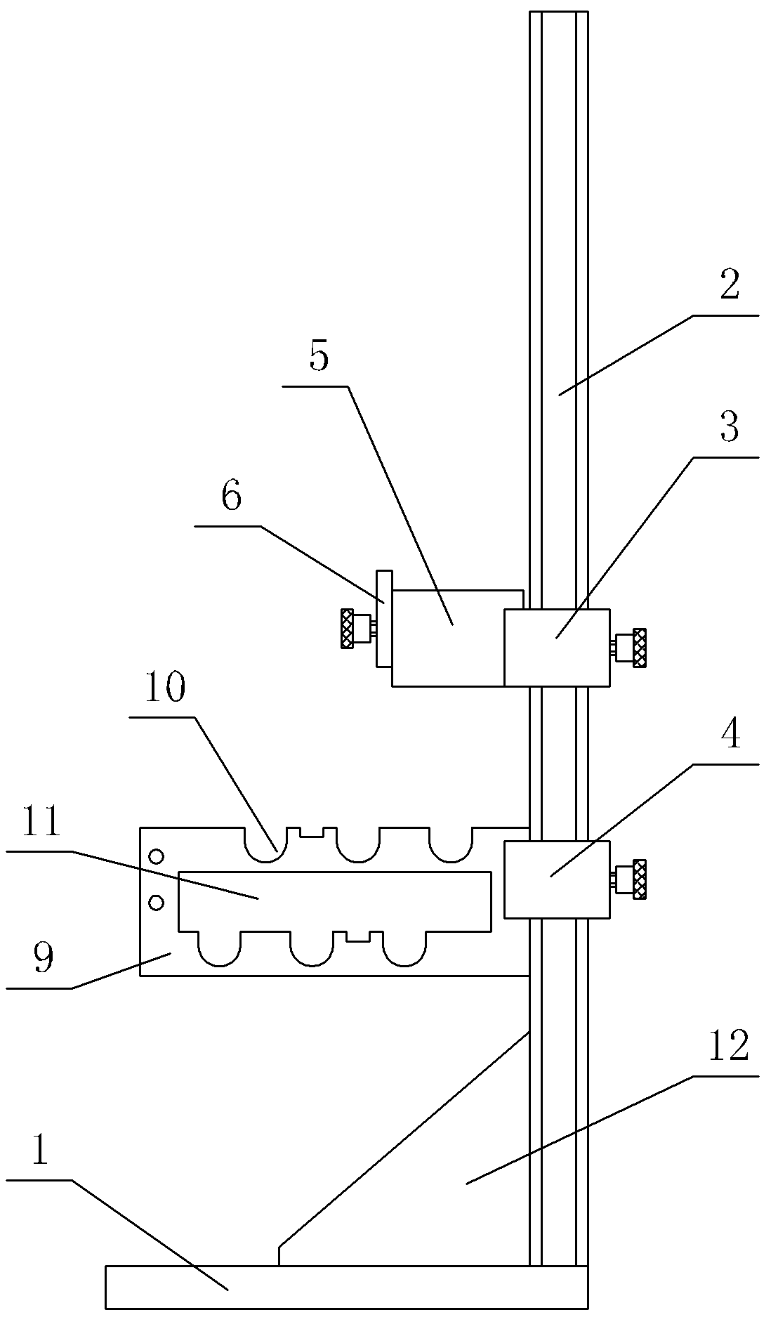 High-voltage coil lead locating device