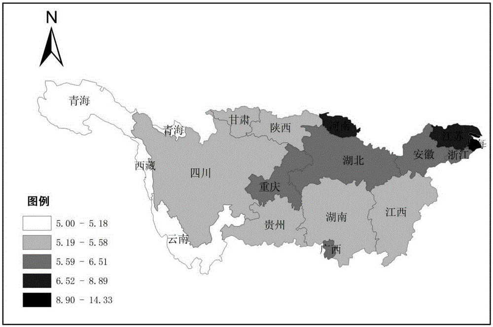 Method for comprehensively evaluating regional abrupt environmental pollution accident risk