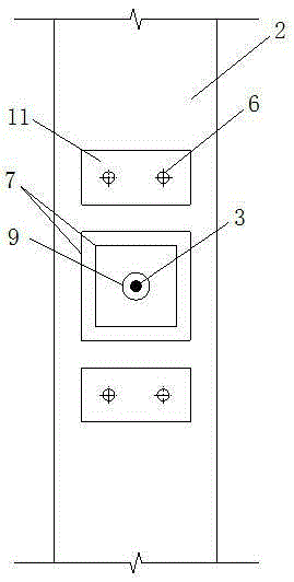 Heavy type wood frame self-resetting node