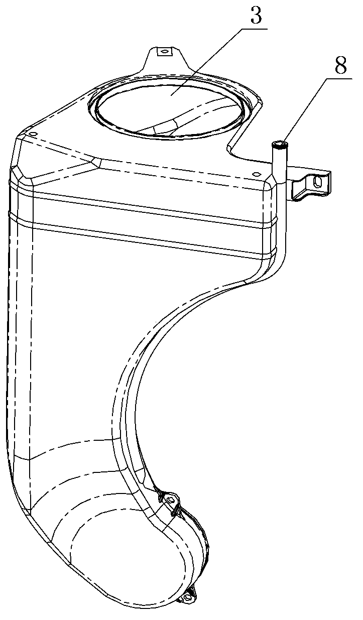 Water condenser, washing-drying machine and clothes drying method