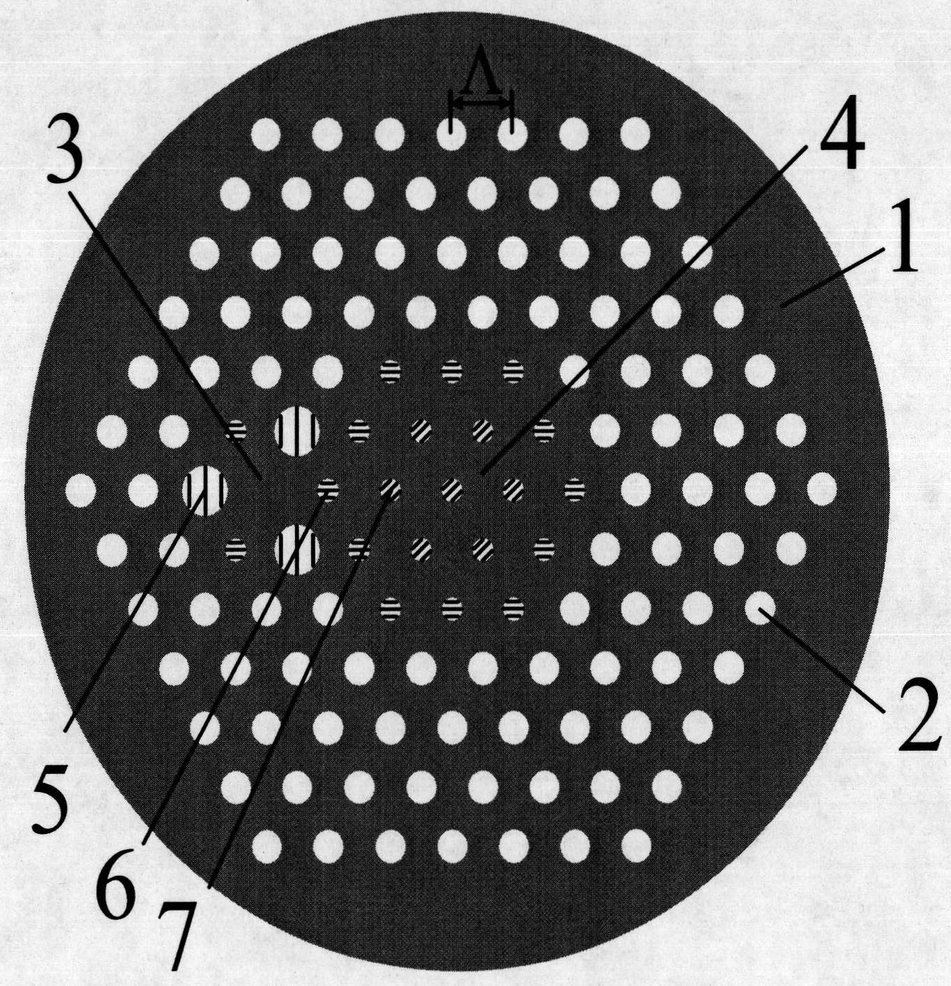 Asymmetric double-core photonic crystal fiber based broadband mode converter