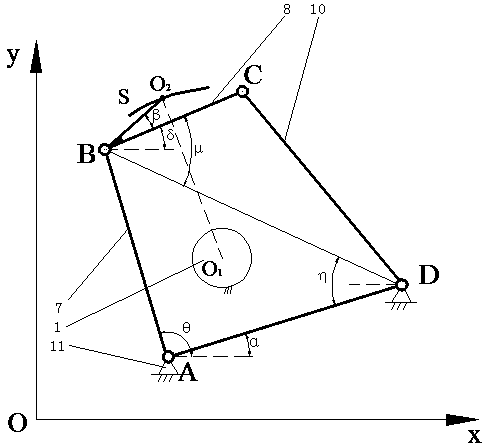 Unequal-length double-trailing-arm suspension wheel side electric driving system