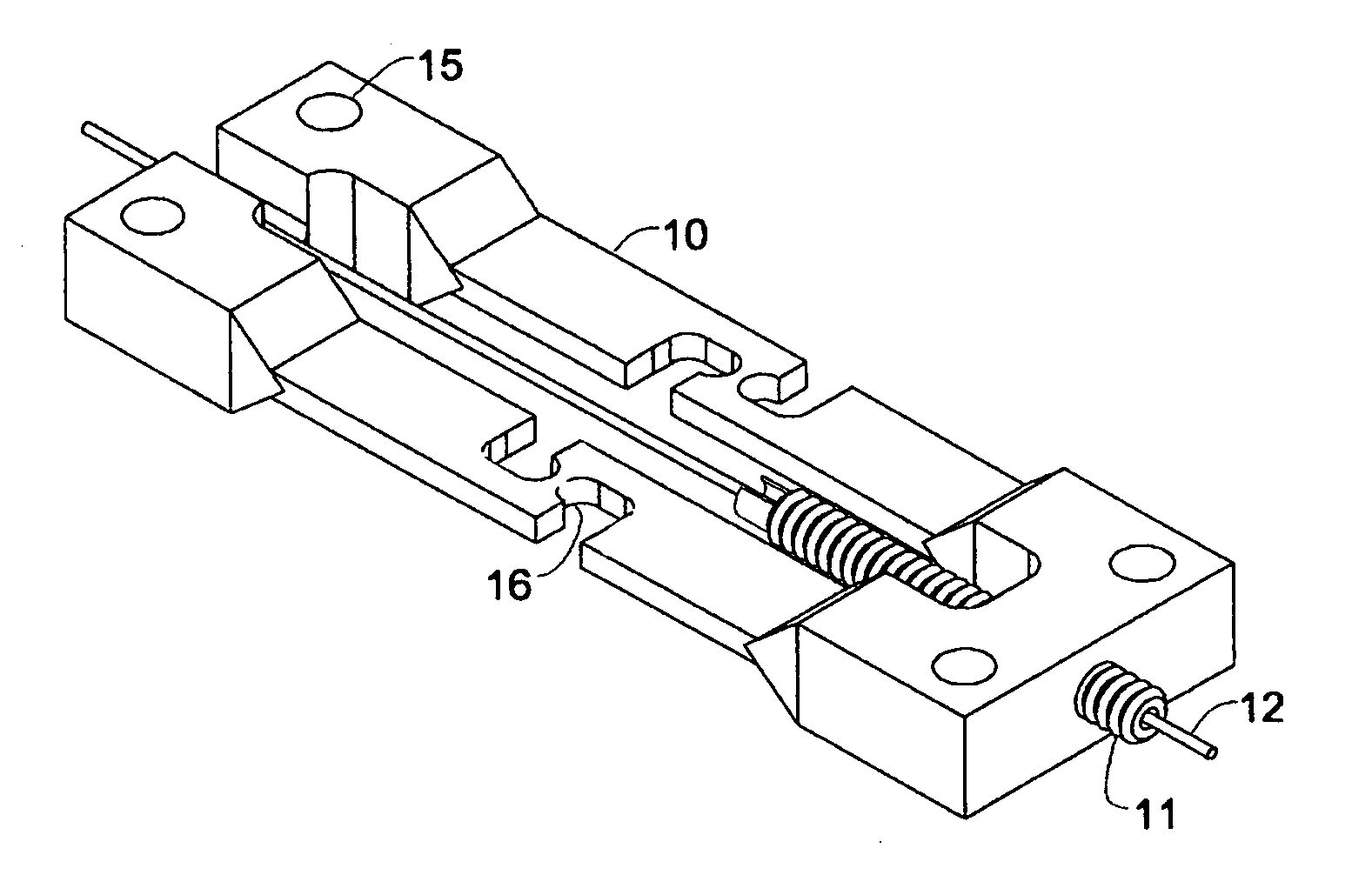 Passive athermal fiber bragg grating strain gage