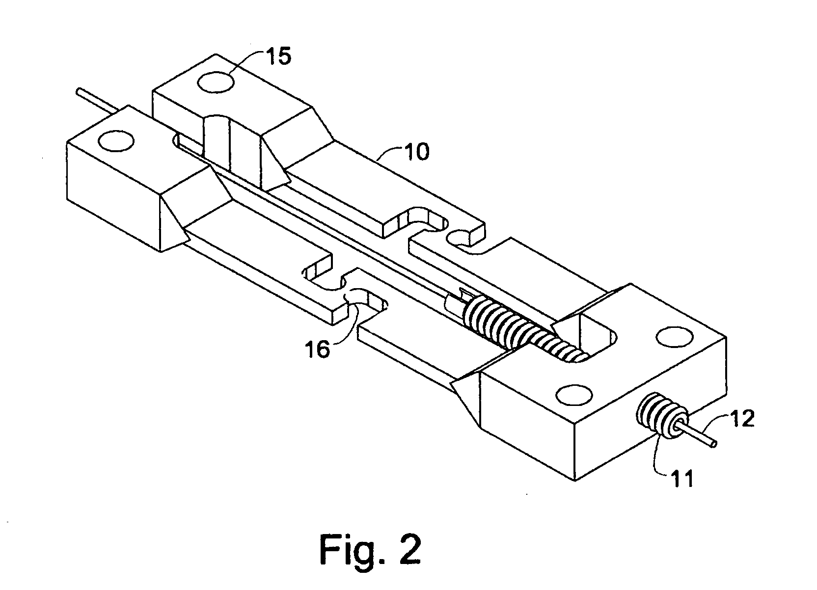 Passive athermal fiber bragg grating strain gage