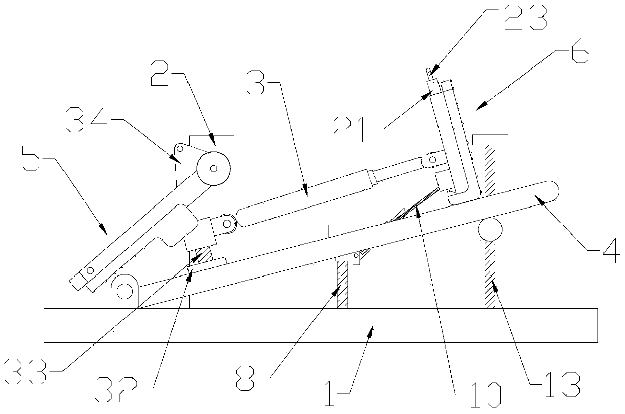 Leg exercise device for physical training