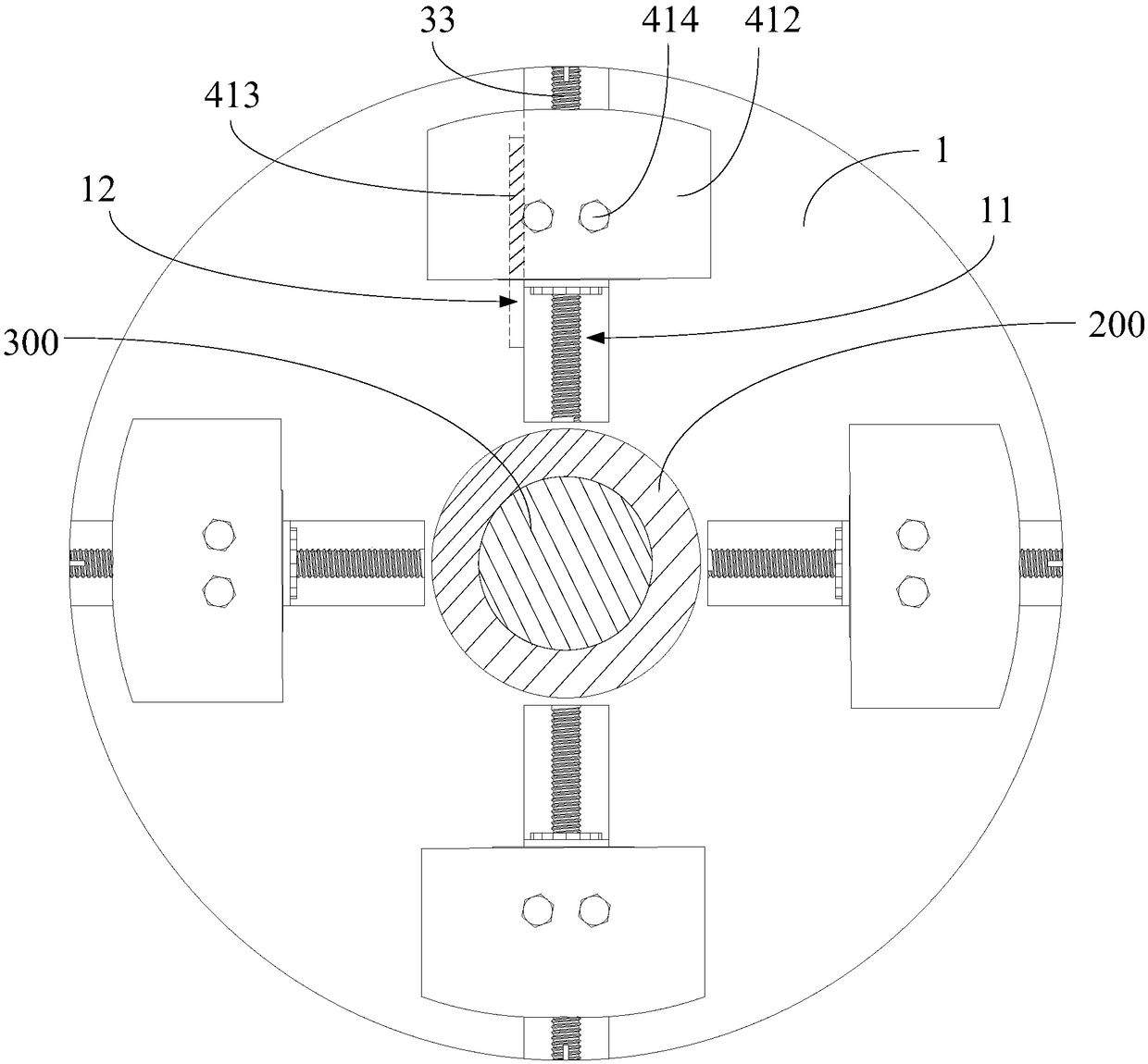 Flexible tool for annular part welding