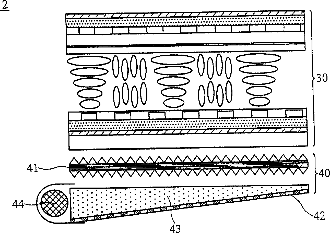 LCD modular and polarized optical brightening membrane