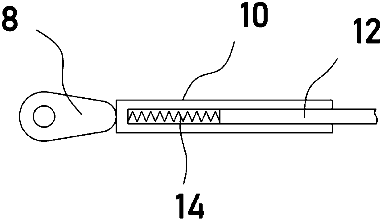 Liquid medicine stirring apparatus for gene engineering