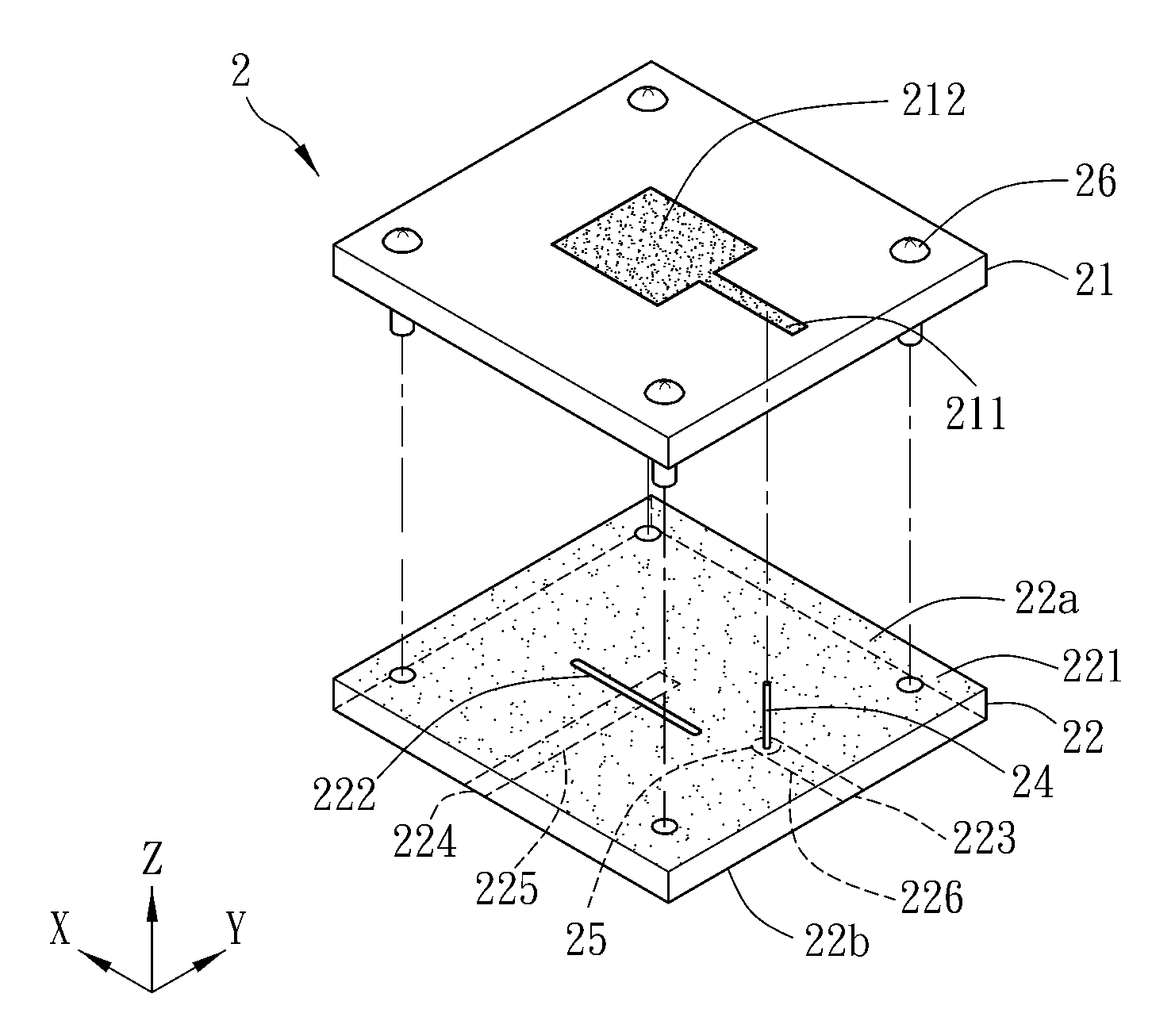 Dual-polarized dual-feeding planar antenna