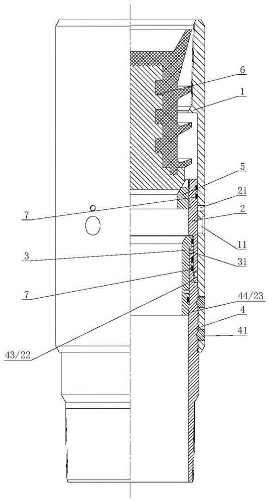 Graded cement injector