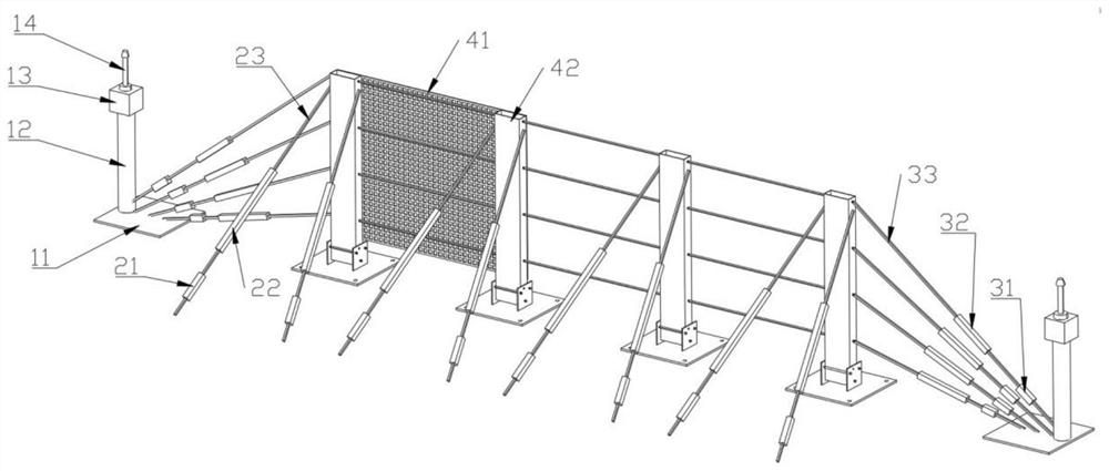 Double-switch rockfall early warning device