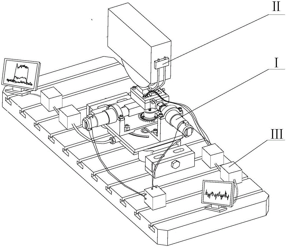 Multi-angle two-dimensional ultrasonic vibration-assisted nanofluid minimized quantity lubricating and grinding device